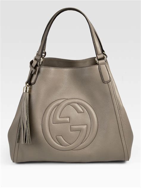 gucci black and grey bag|Gucci dark grey shoulder handbag.